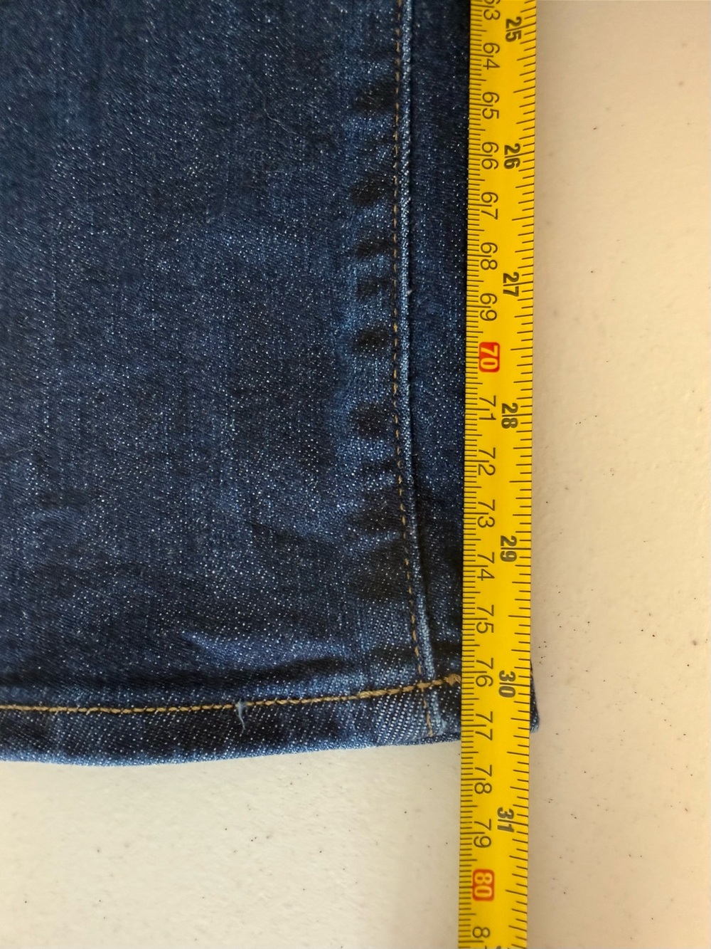 J.Crew Premium Edition Full-Length Sailor Wide-Leg Jeans Dark Wash Size 27 - Picture 13 of 13